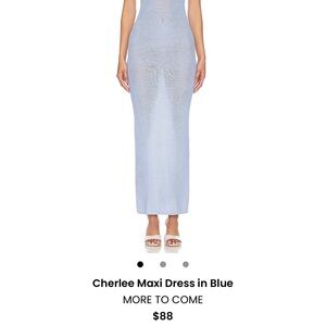 blue knit dress! Worn once for my baby shower